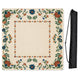 Blue Folk Collection Mahjong Mat for Table - Shipped Rolled