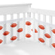 Football Collection Sweet Jojo Designs + BreathableBaby Breathable Mesh Crib Liner