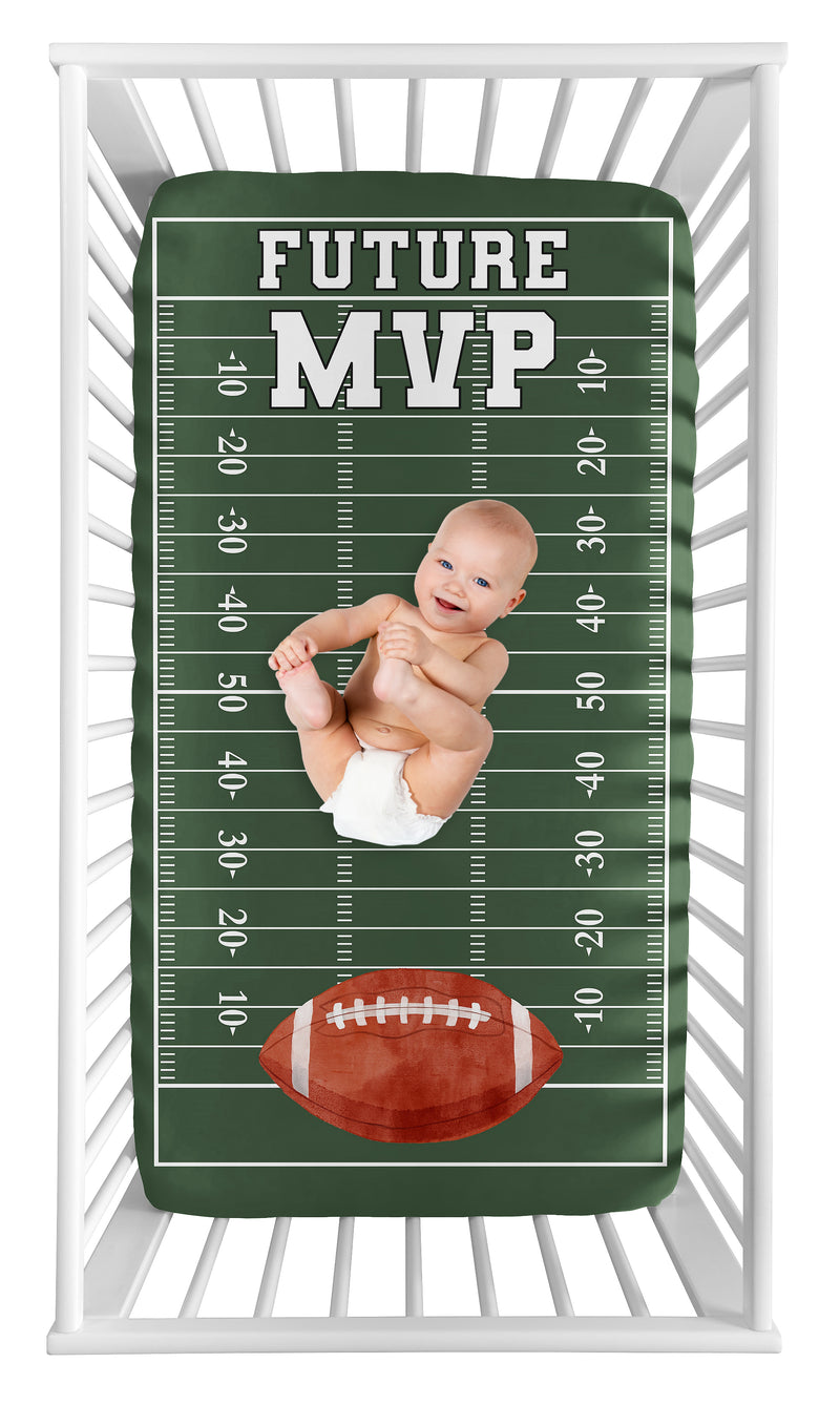 Football Collection Photo Op Crib Sheet