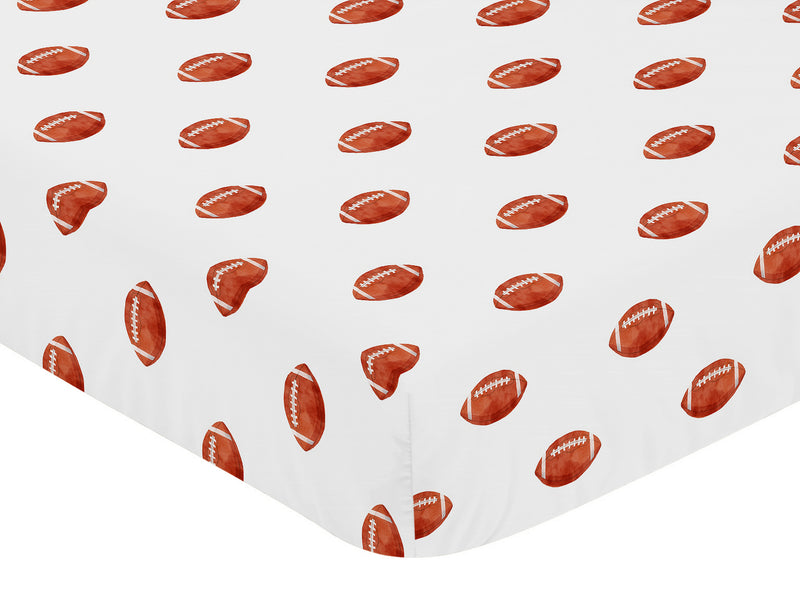 Football Collection 4 Piece Crib Bedding