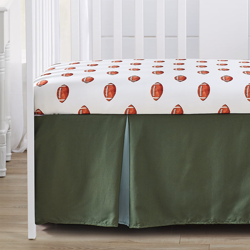 Football Collection Sweet Jojo Designs 6 Piece Crib Bedding + BreathableBaby Breathable Mesh Liner