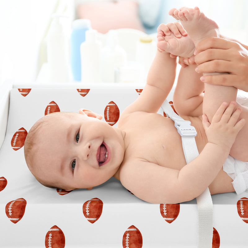 Football Collection Changing Pad Cover Sheet