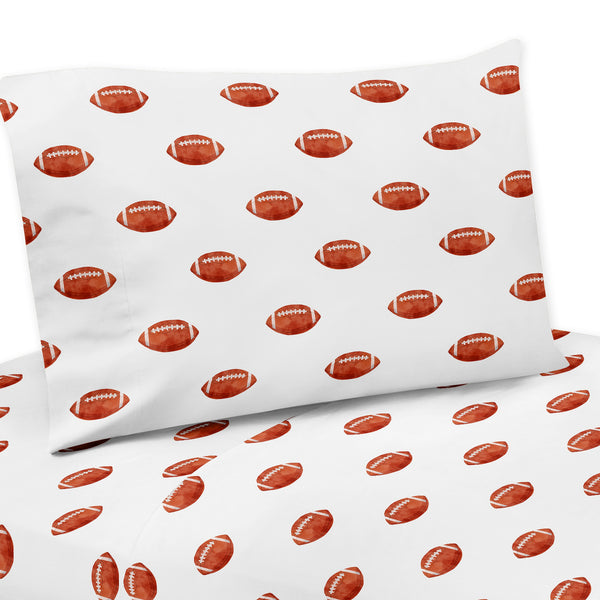 Football Collection Twin Sheet Set