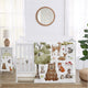Watercolor Woodland Forest Animals 4 Piece Crib Bedding