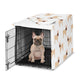 Cartoon Puppy Collection Dog Crate Kennel Cover 36in. - Frenchie Print