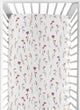 Watercolor Floral Garden Pink Collection Crib Sheet