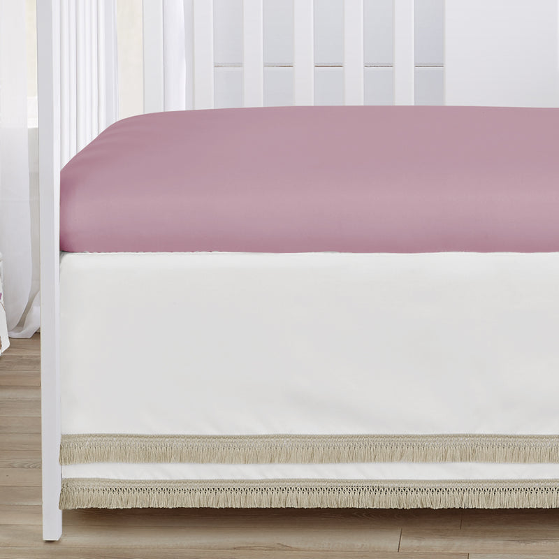 Watercolor Floral Garden Purple Collection 4 Piece Crib Bedding