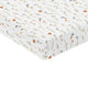 Watercolor Floral Garden Sage Green Collection 100% Cotton Muslin Crib Sheet