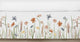 Watercolor Floral Garden Sage Green Collection Crib Bed Skirt
