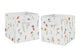 Watercolor Floral Garden Sage Green Collection Foldable Fabric Storage Bins