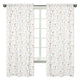 Watercolor Floral Garden Sage Green Collection Window Panels - Set of 2