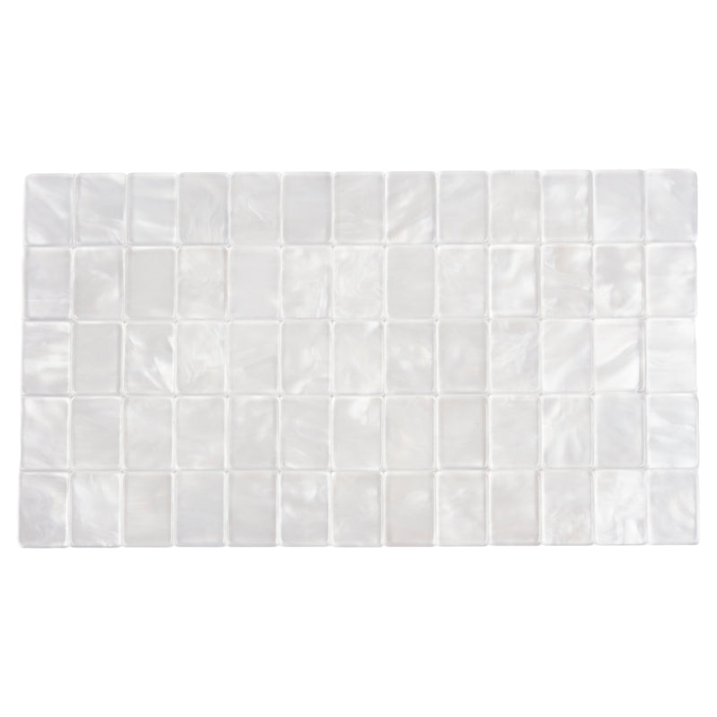 Golden Pearl Collection American Mahjong Tile Set (160pc) 1.42 Pearlescent Acrylic with Faux Leather Travel Bag