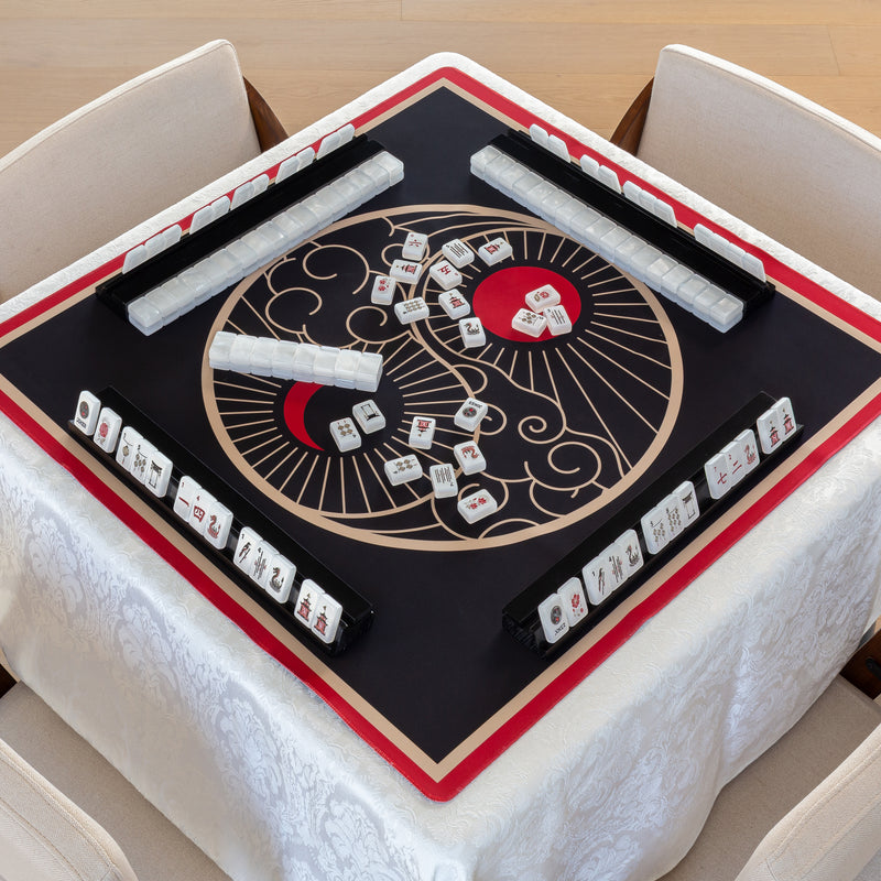 Golden Pearl Collection Mahjong Mat for Table - Shipped Rolled