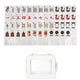 Golden Pearl Collection American Mahjong Tile Set (160pc) 1.42 Pearlescent Acrylic with Faux Leather Travel Bag