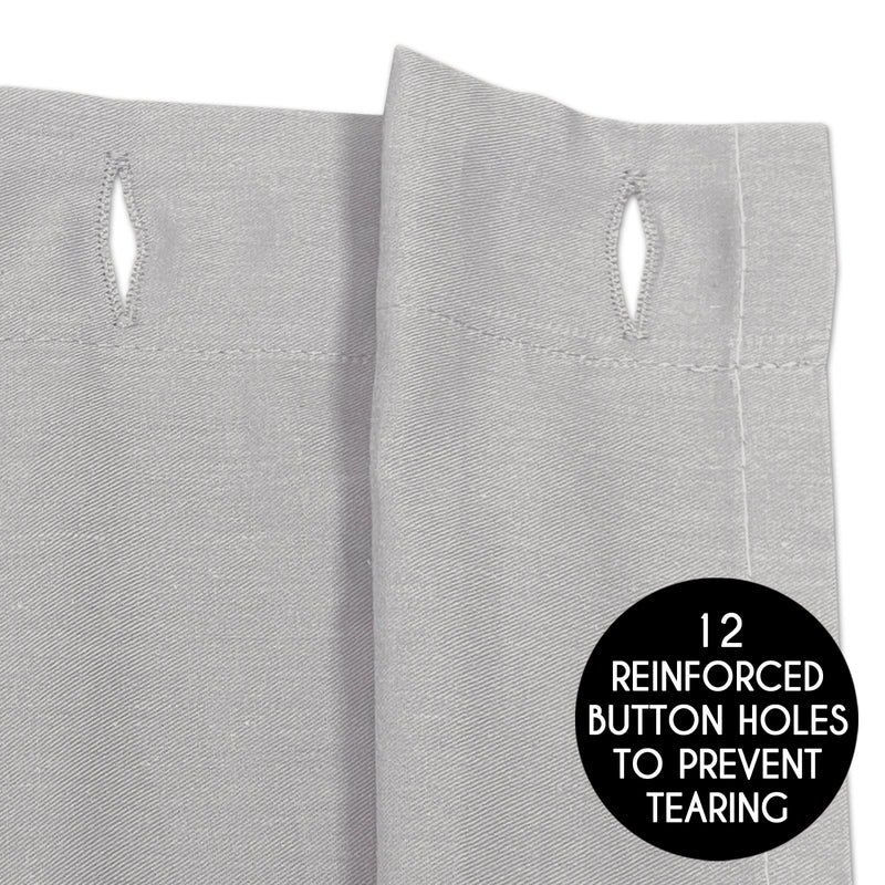 Watercolor Floral Grey Collection Shower Curtain