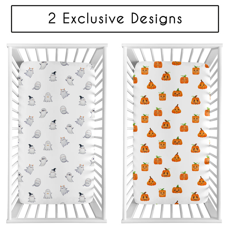 Seasonal Halloween Collection 2 Pack Crib Sheets