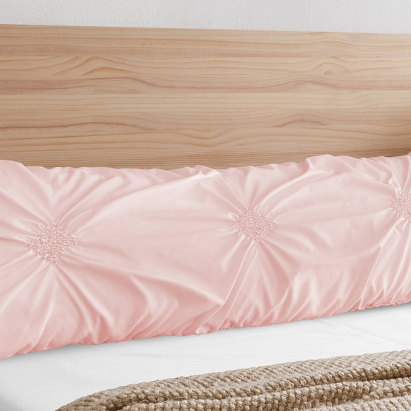 Harper Blush Pink Collection Full Length Body Pillow Cover alternate view