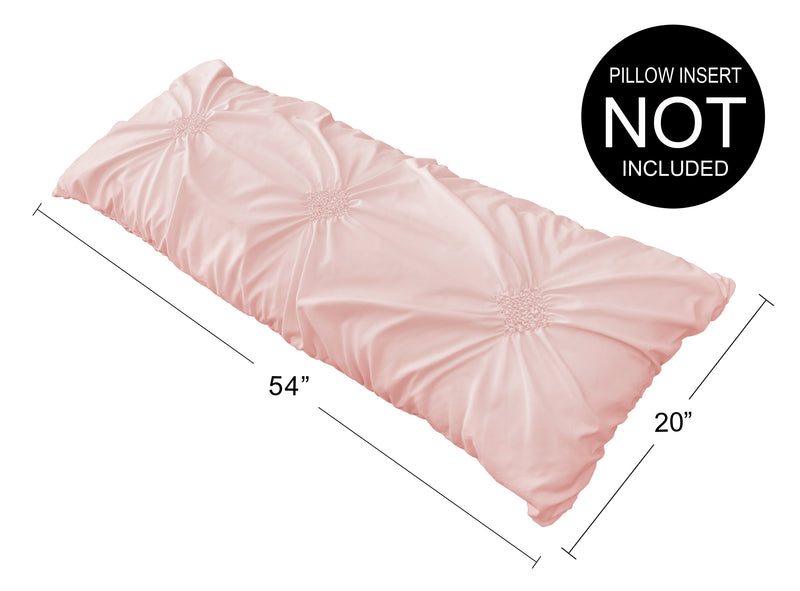 Harper Blush Pink Collection Full Length Body Pillow Cover