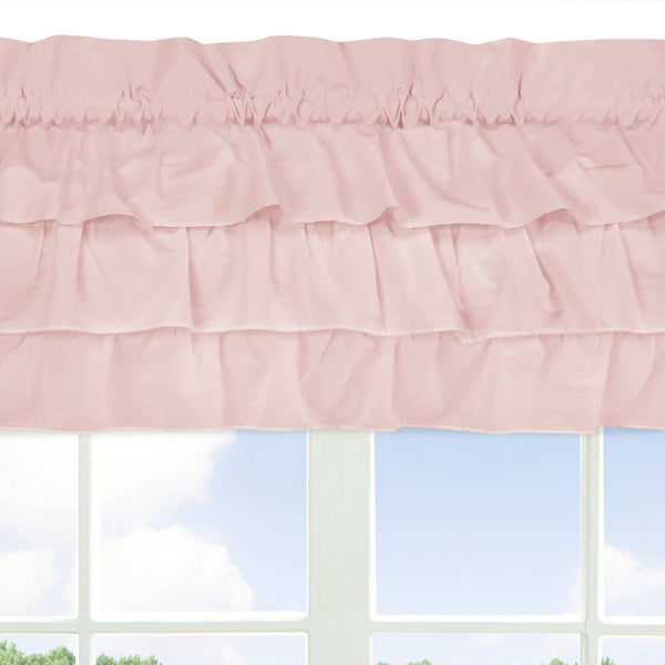 Harper Blush Pink Collection Window Valance