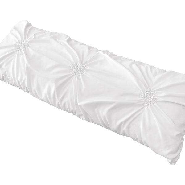 Harper White Collection Full Length Body Pillow Cover