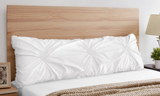 Harper White Collection Full Length Body Pillow Cover