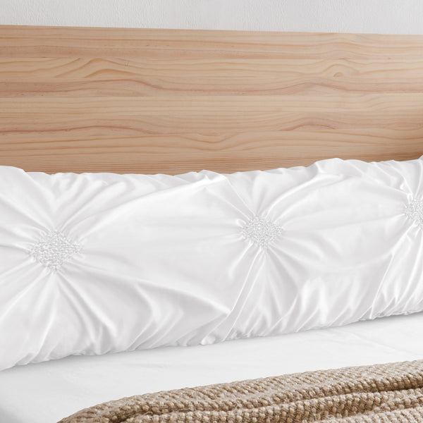 Harper White Collection Full Length Body Pillow Cover alternate view