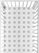 Boho Hatch White and Black Crib Sheet