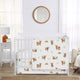 Boho Highland Cow Collection 3 Piece Crib Bedding