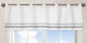 Hotel White and Gray Collection Window Valance