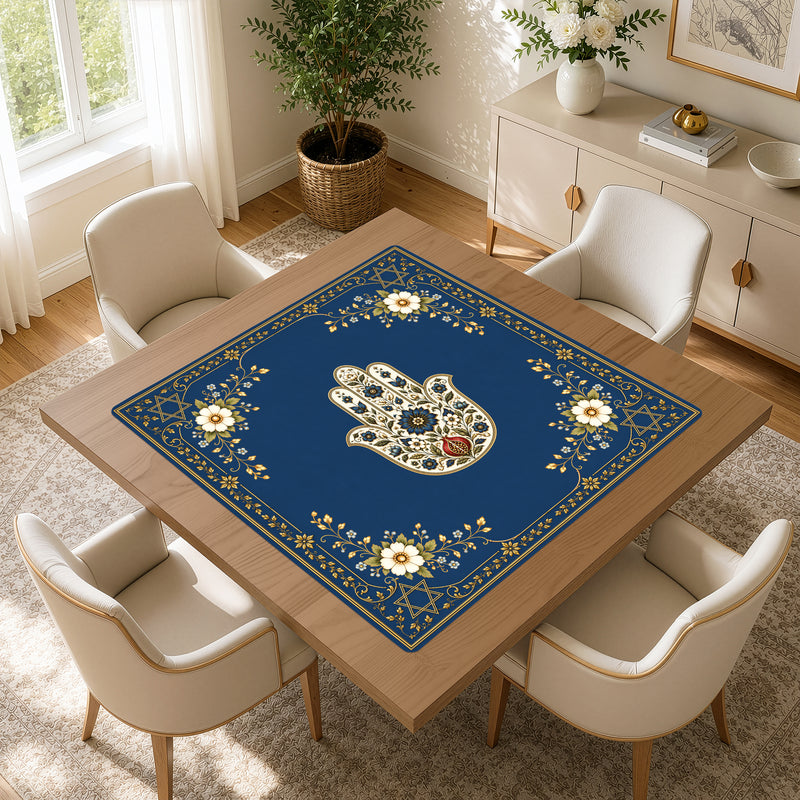 Judaica Pearl Collection Mahjong Mat for Table - Shipped Rolled