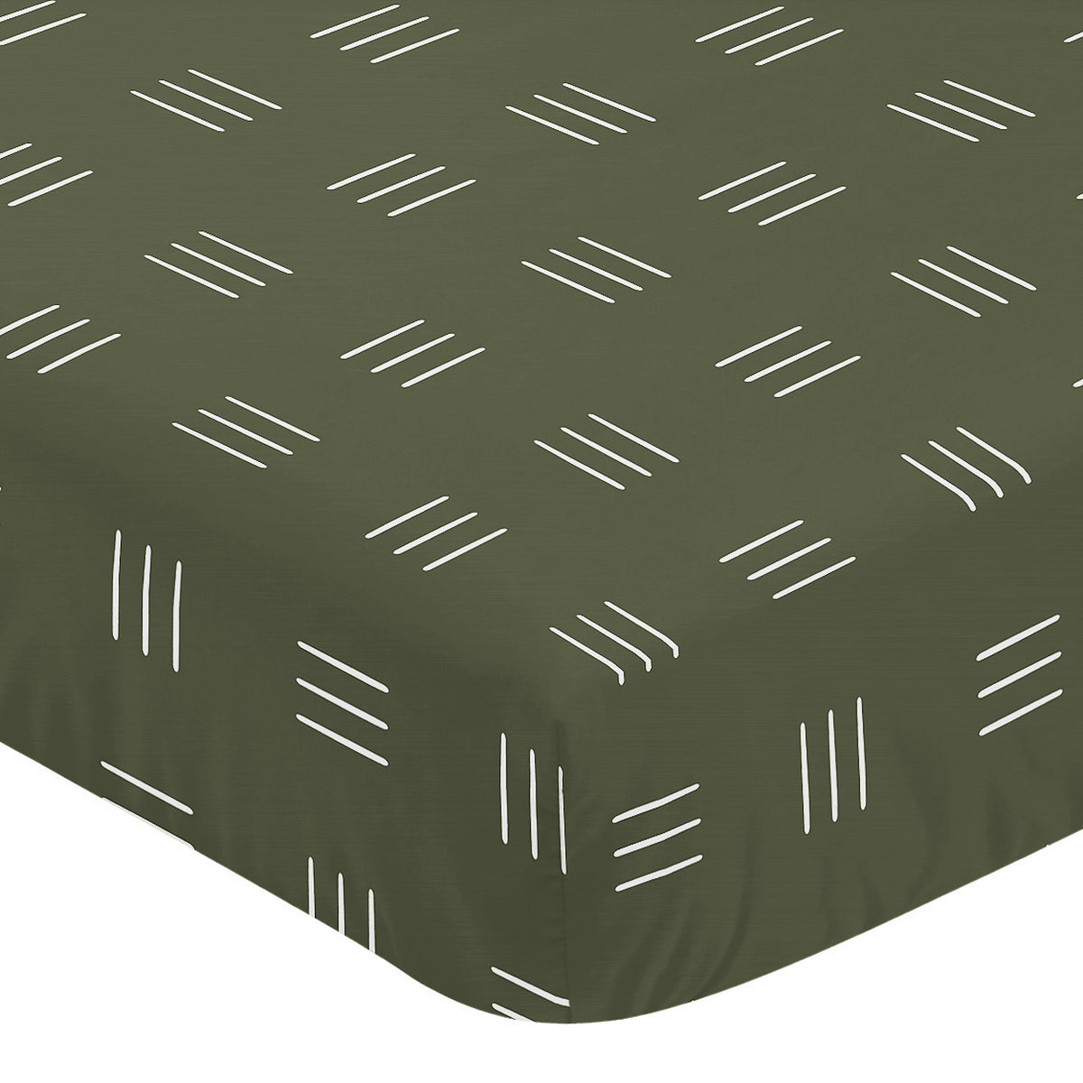 Jungle Collection Crib Sheet - Hatch Print