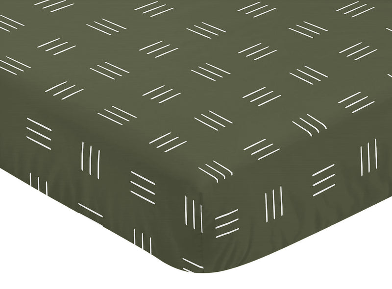 Jungle Collection Crib Sheet - Hatch Print
