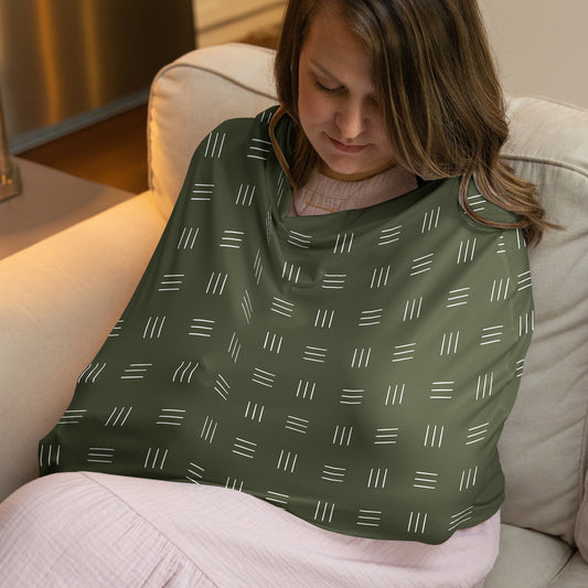Jungle Collection Multi Use Baby Car Seat and Nursing Cover - Hatch Print