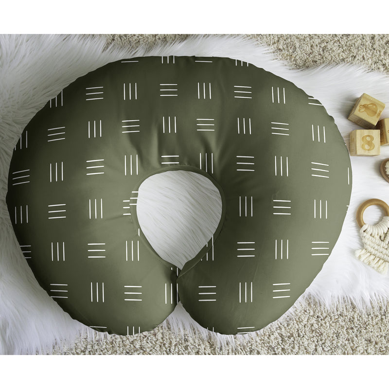 Jungle Collection Nursing Breastfeeding Pillow Cover - Hatch Print