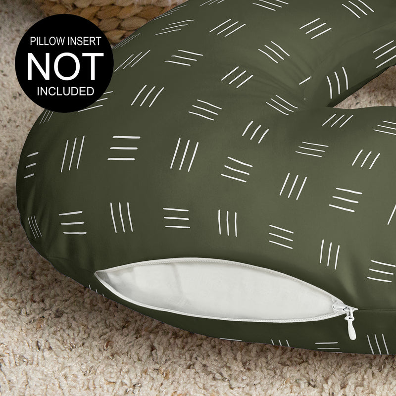 Jungle Collection Nursing Breastfeeding Pillow Cover - Hatch Print