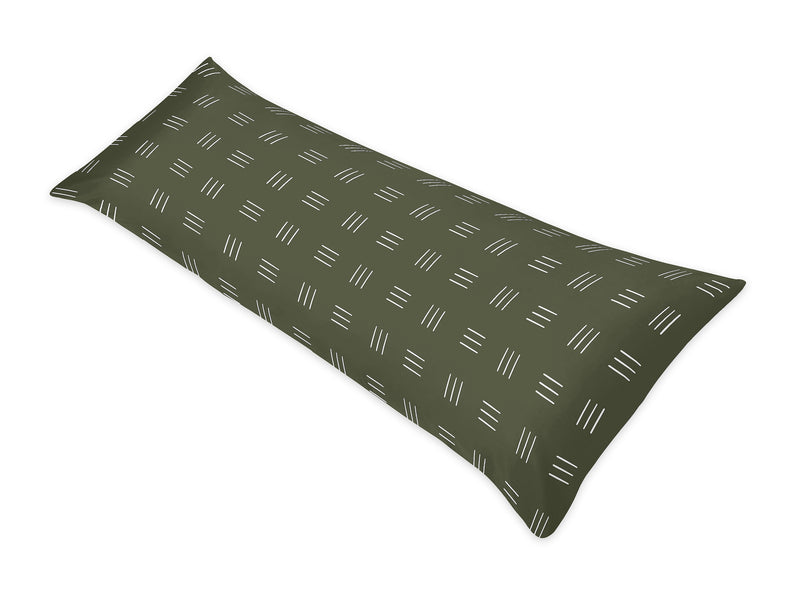 Jungle Collection Hatch Print Full Length Body Pillow Cover