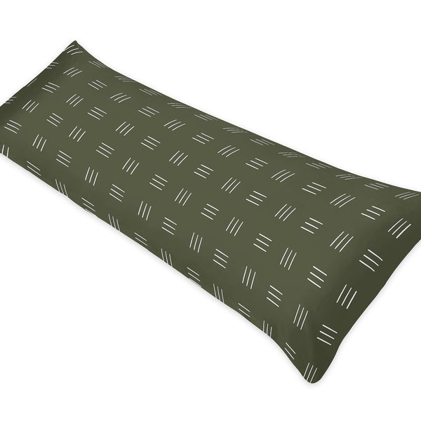 Jungle Collection Hatch Print Full Length Body Pillow Cover