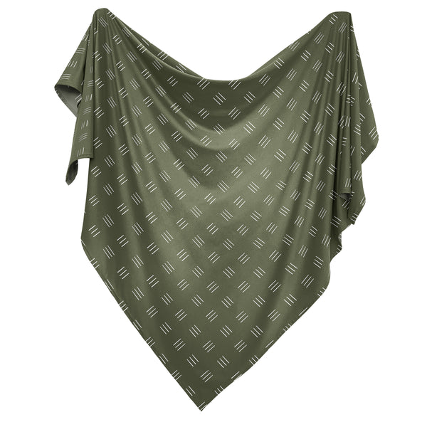 Jungle Collection Baby Swaddle Blanket - Hatch Print alternate view