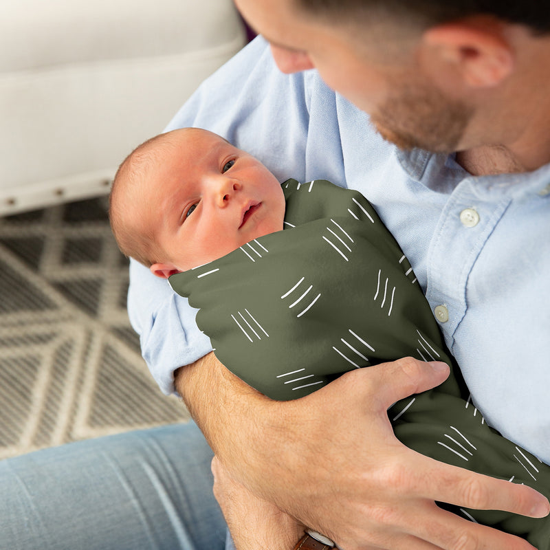 Jungle Collection Baby Swaddle Blanket - Hatch Print