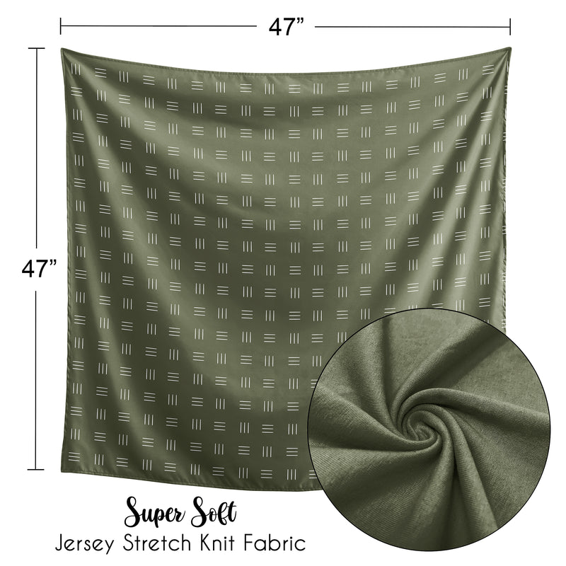 Jungle Collection Baby Swaddle Blanket - Hatch Print