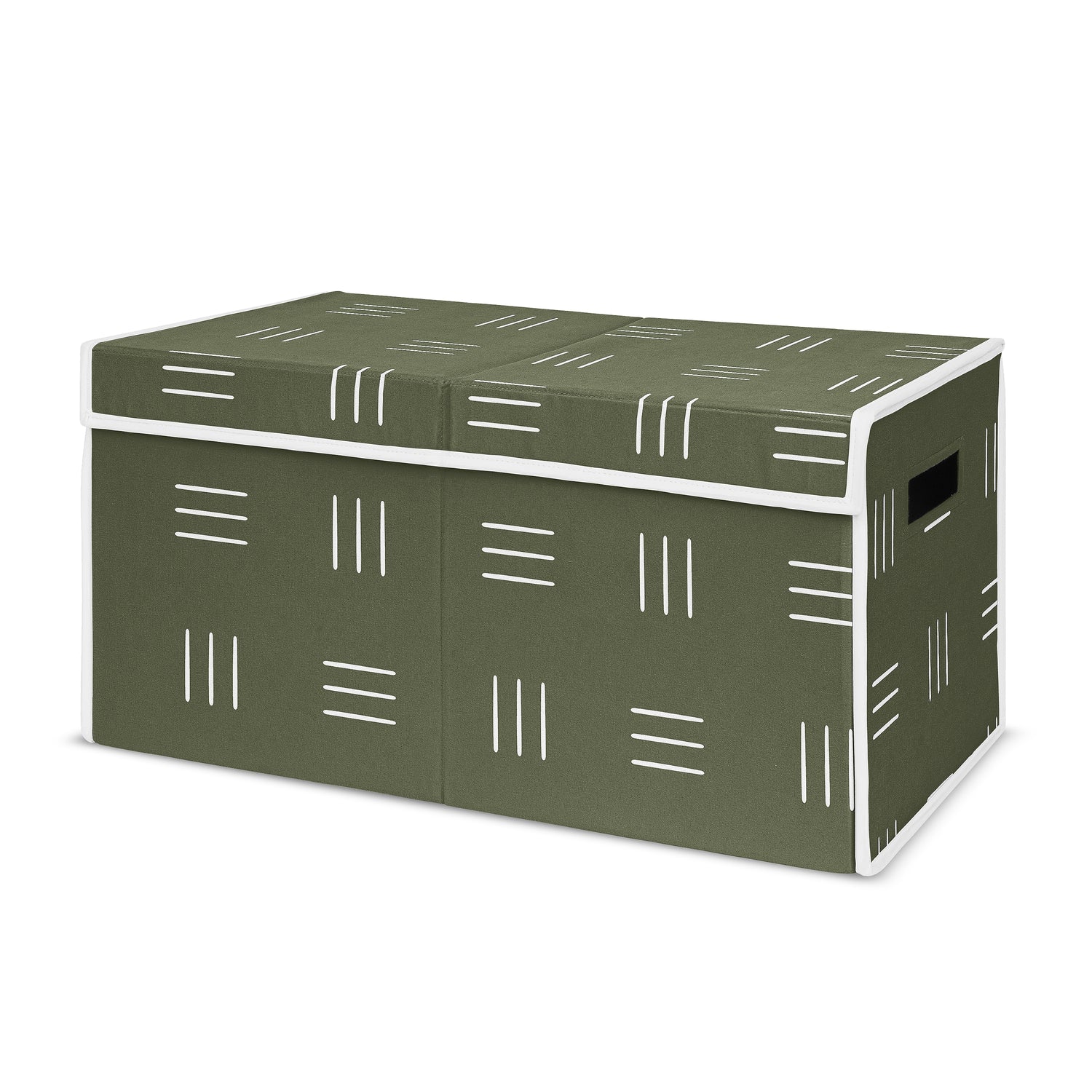 Jungle Collection Hatch Print Fabric Toy Bin Storage