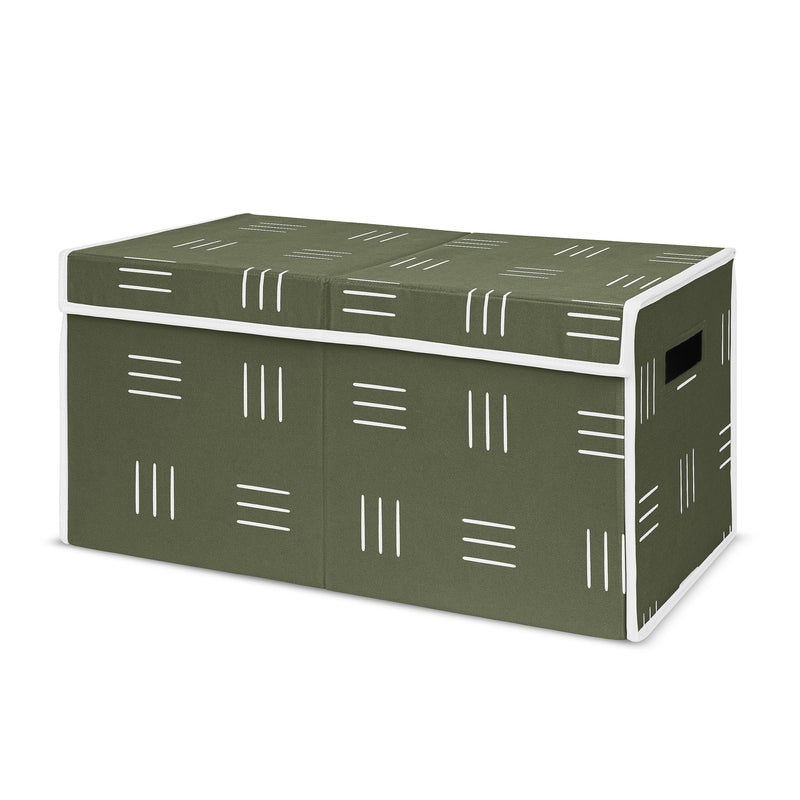 Jungle Collection Hatch Print Fabric Toy Bin Storage