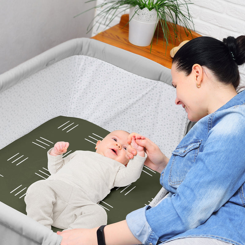 Jungle Collection 2 Pack Baby Bassinet Fitted Sheets