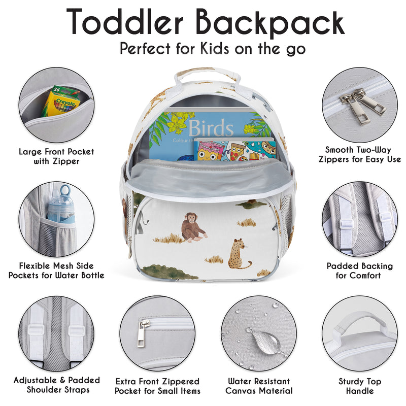 Jungle Collection Small Toddler Backpack
