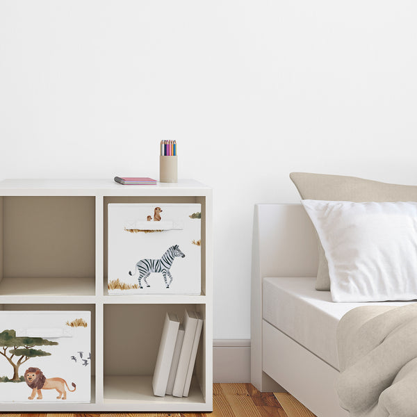 Jungle Collection Foldable Fabric Storage Bins alternate view