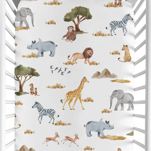 Jungle Collection Crib Sheet