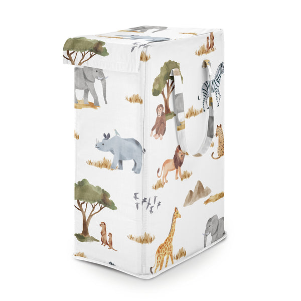 Jungle Collection Laundry Hamper with Handles