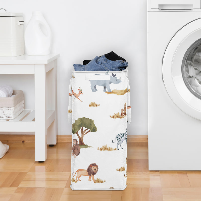 Jungle Collection Laundry Hamper with Handles
