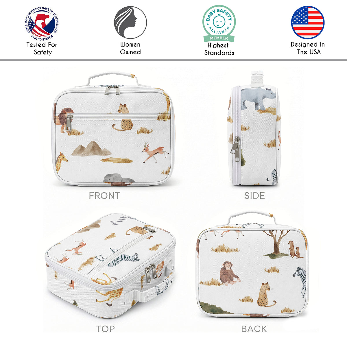 Jungle Collection Small Kids Lunch Box