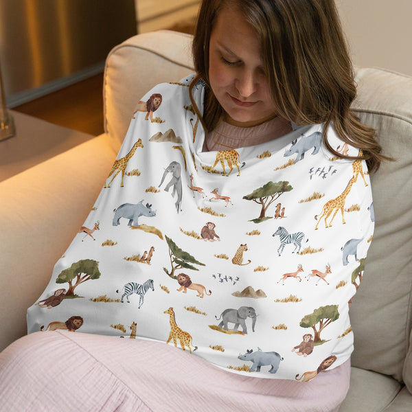 Jungle Collection Multi Use Baby Car Seat and Nursing Cover alternate view